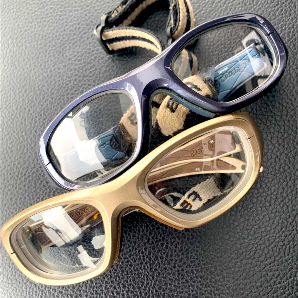 GLASSES FOR SPORTS 2 PAIR ATHLETIC FRAMES